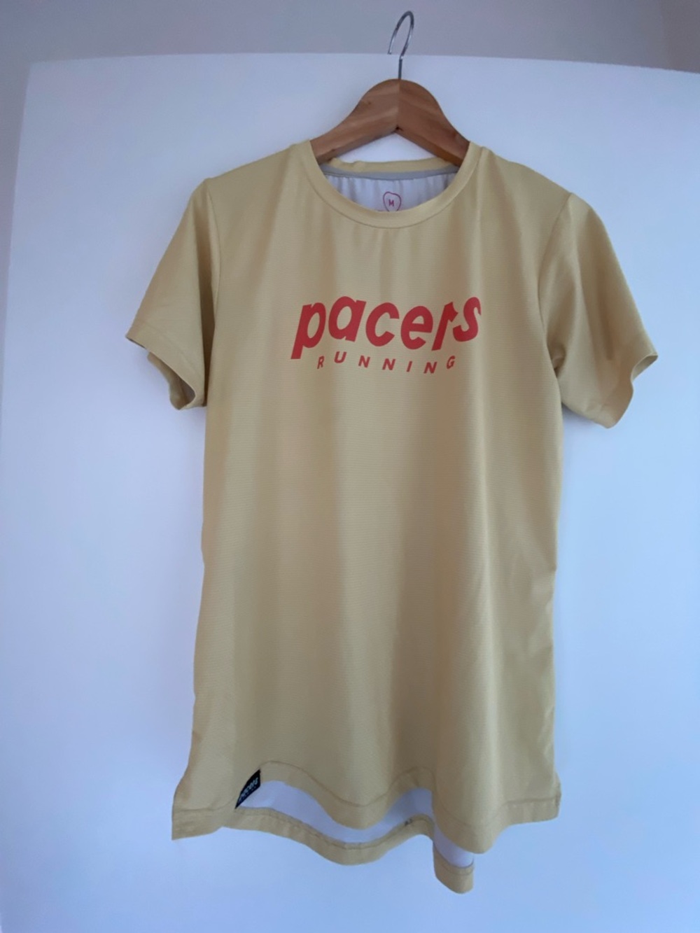Pacers Running Women's Short Sleeve Tee - Light Yellow
